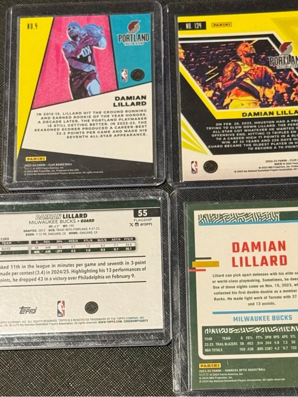 Damian Lillard Basketball Card Lot 19 - Picture 8 of 10